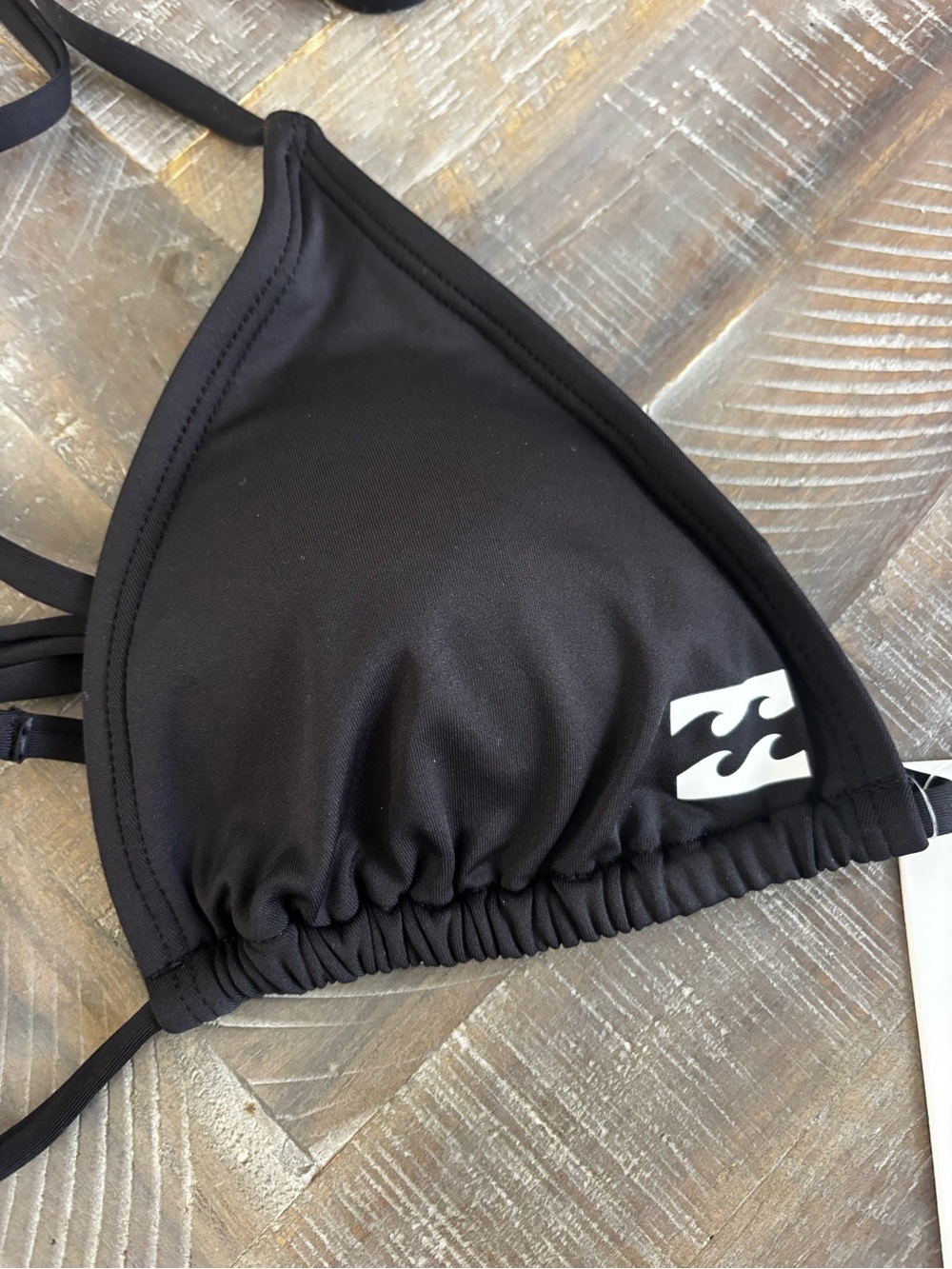 Billabong Black Triangle String Bikini Set - Picture 3 of 7